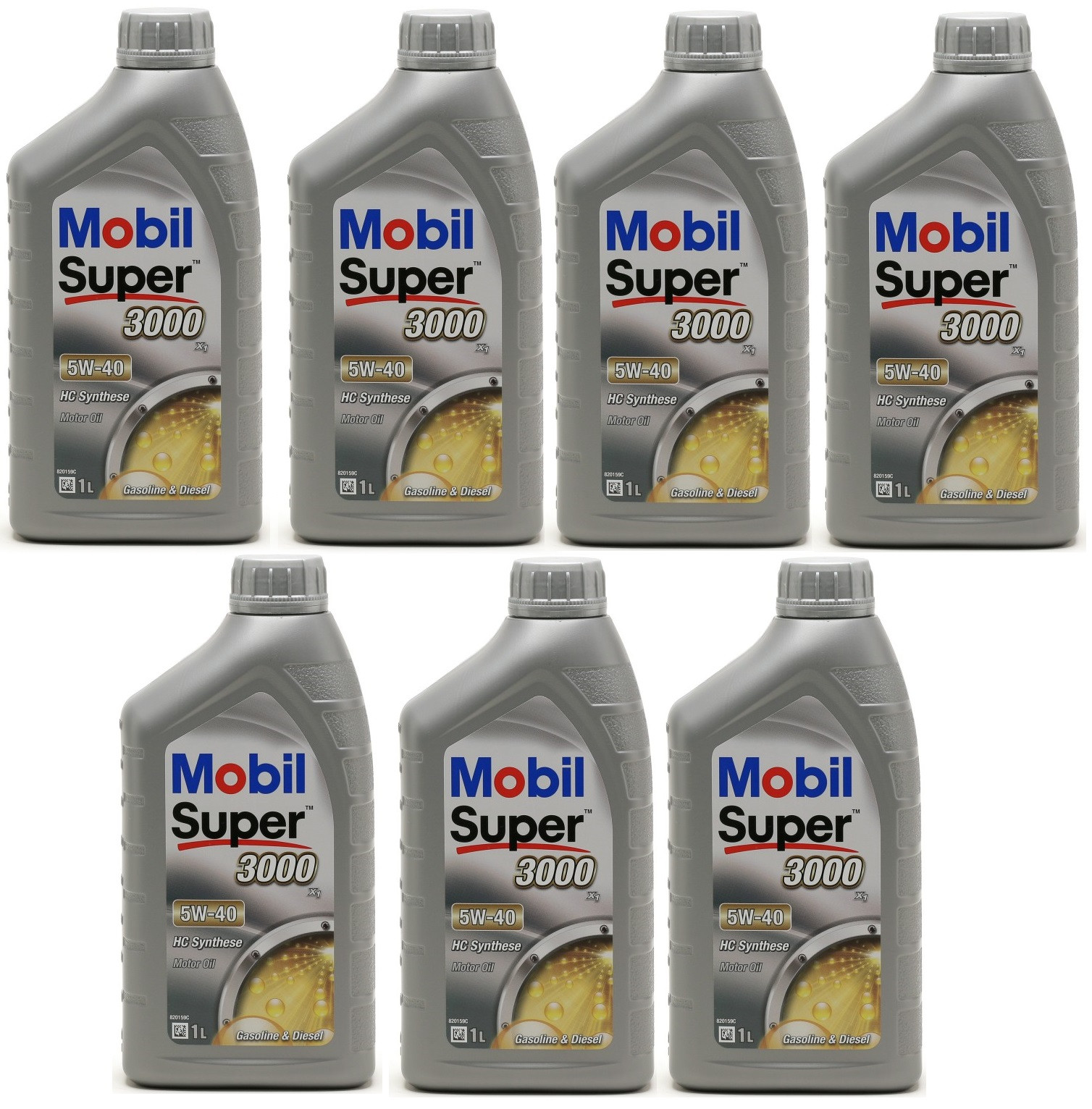 Mobil Super 3000 X1 5W-40 Motoröl 7x 1l = 7 Liter