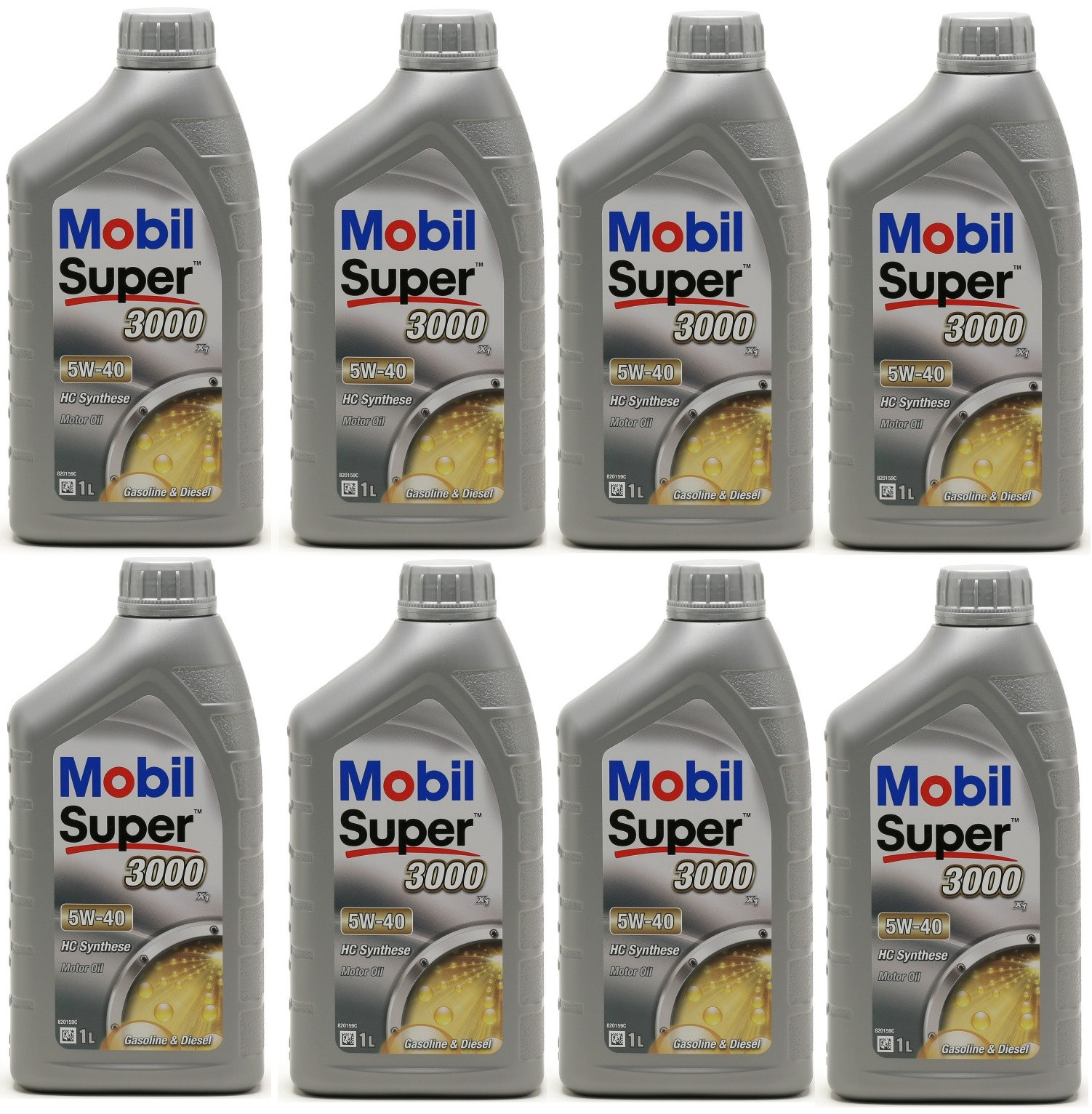 Mobil Super 3000 X1 5W-40 Motoröl 8x 1l = 8 Liter