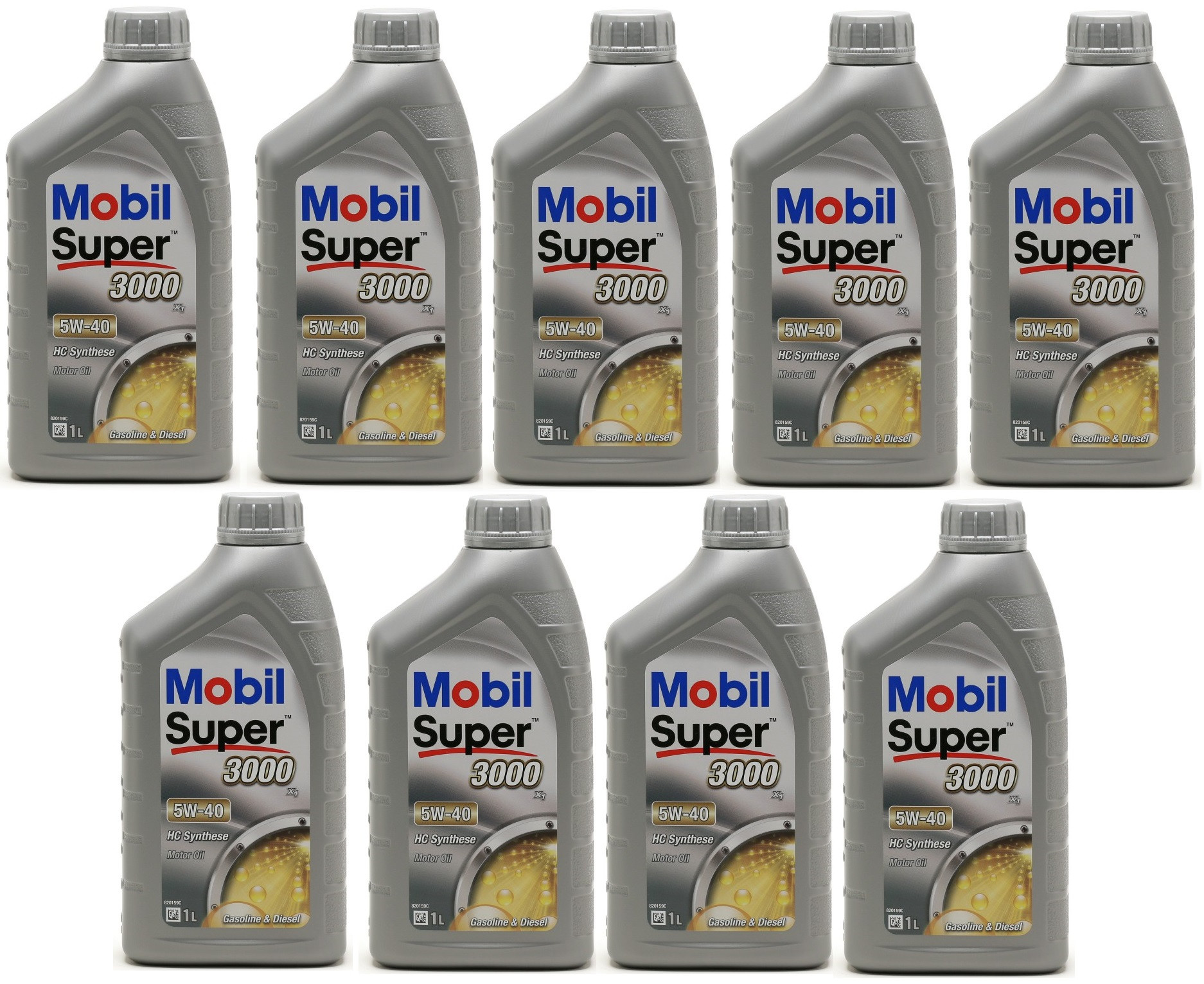 Mobil Super 3000 X1 5W-40 Motoröl 9x 1l = 9 Liter