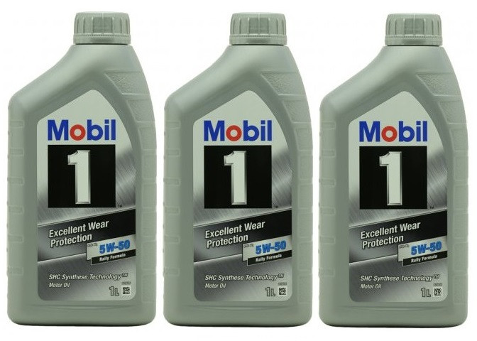 Mobil 1 FS X1 5W-50 Motoröl ( ehem. PEAK LIFE ) 3x 1l = 3 Liter