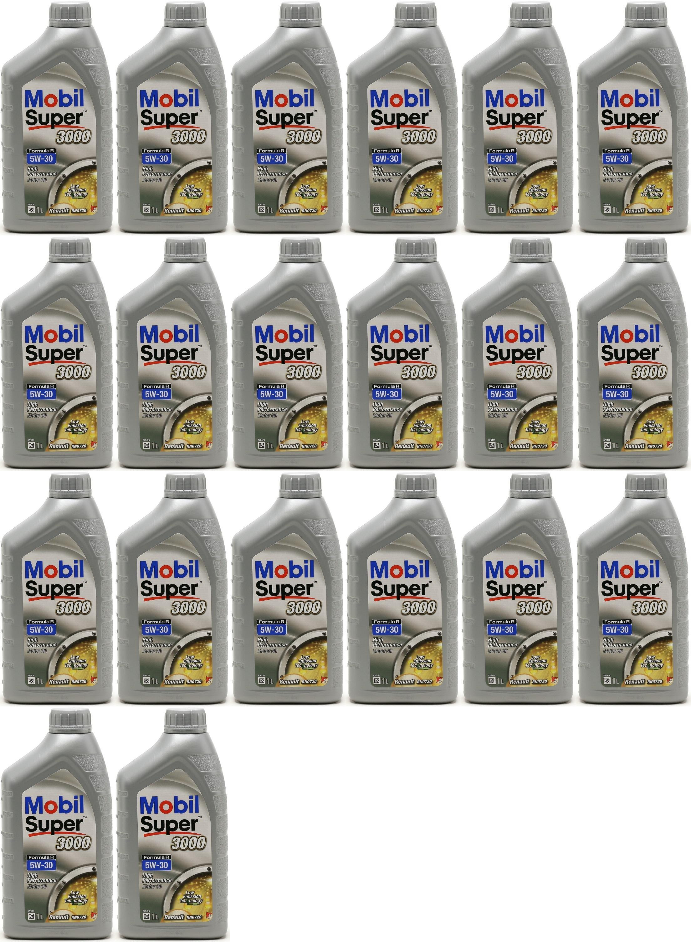 Mobil Super 3000 Formula R 5W-30 Motoröl 20x 1l = 20 Liter