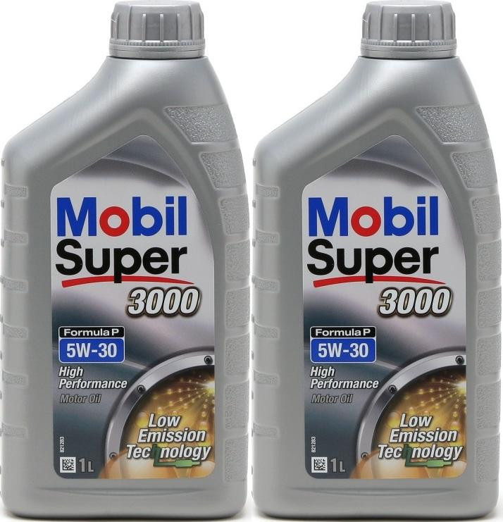 Mobil Super 3000 Formula P 5W-30 Motoröl 2x 1l = 2 Liter
