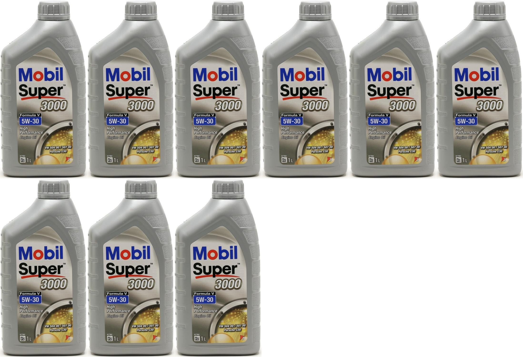 Mobil Super 3000 Formula V Longlife 5W-30 Motoröl 9x 1l = 9 Liter