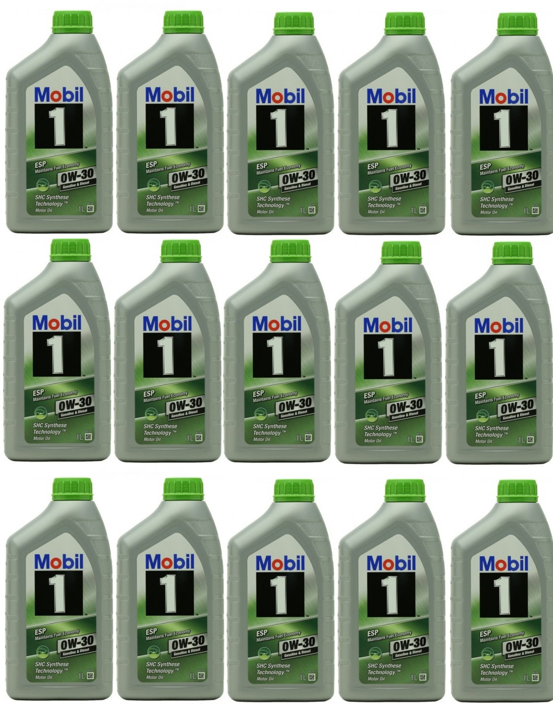 Mobil 1 ESP 0W-30 (504.00/ 507.00) Motoröl 15x 1l = 15 Liter