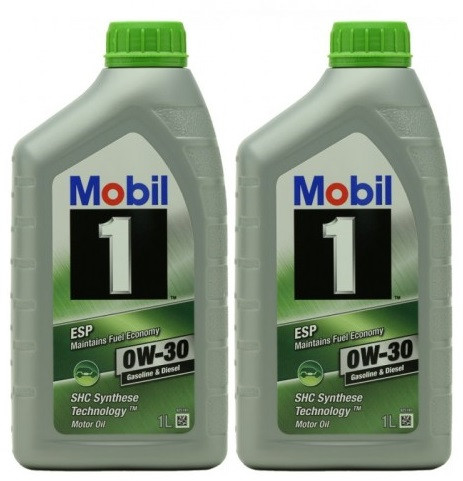 Mobil 1 ESP 0W-30 (504.00/ 507.00) Motoröl 2x 1l = 2 Liter