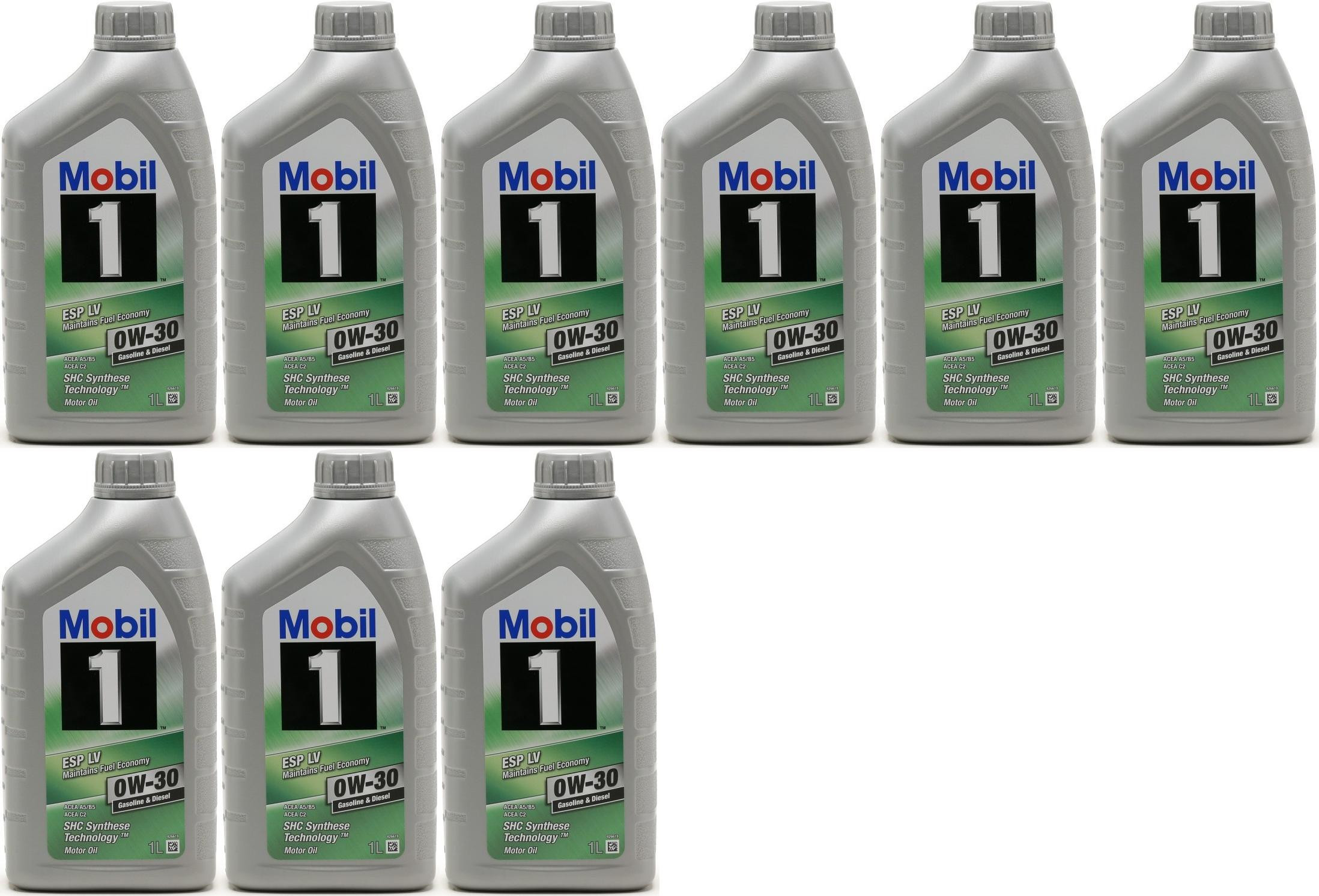 Mobil 1 ESP LV 0W-30 (A5/B5, C2) Motoröl 9x 1l = 9 Liter