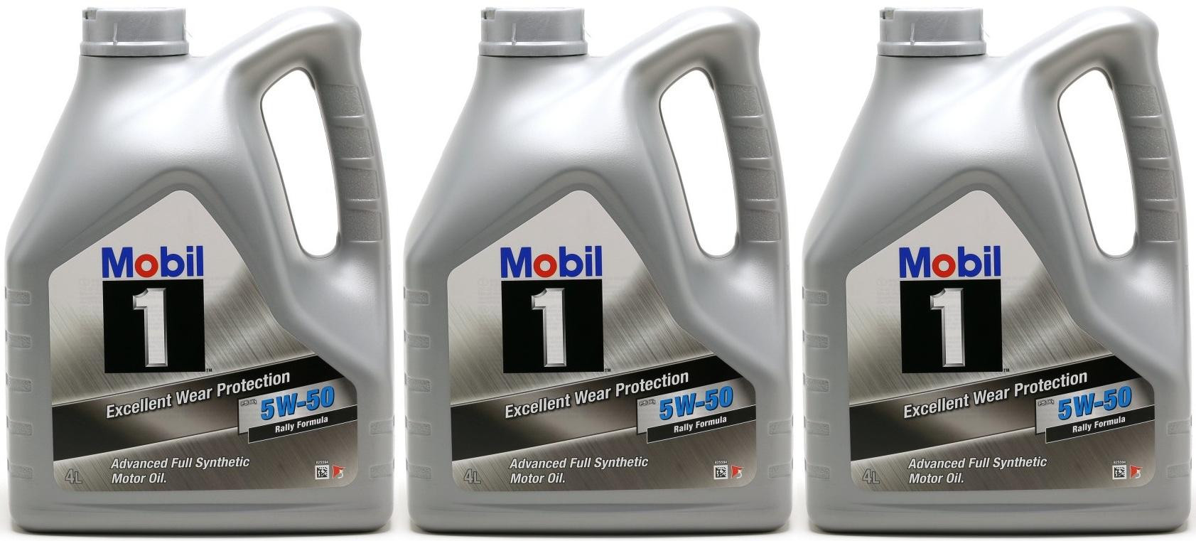 Mobil 1 FS X1 5W-50 Motoröl ( ehem. PEAK LIFE ) 3x 4l = 12 Liter