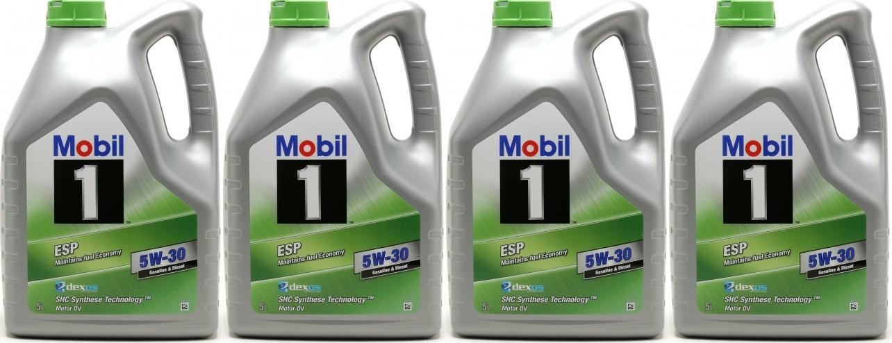 Mobil 1 ESP 5W-30 Motoröl 4x 5 = 20 Liter