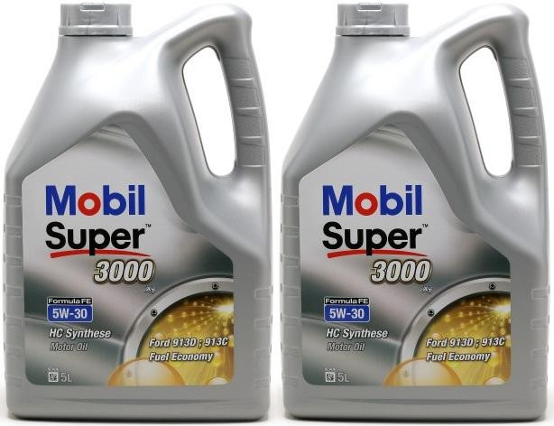 Mobil Super 3000 X1 Formula FE 5W-30 Motoröl 2x 5 = 10 Liter