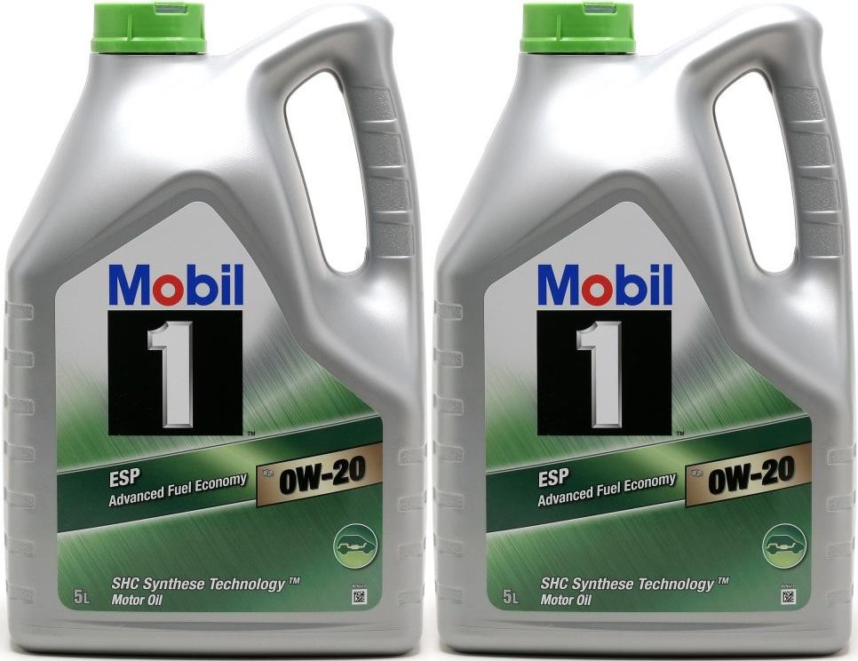 Mobil 1 ESP X2 0W-20 Motoröl 2x 5 = 10 Liter