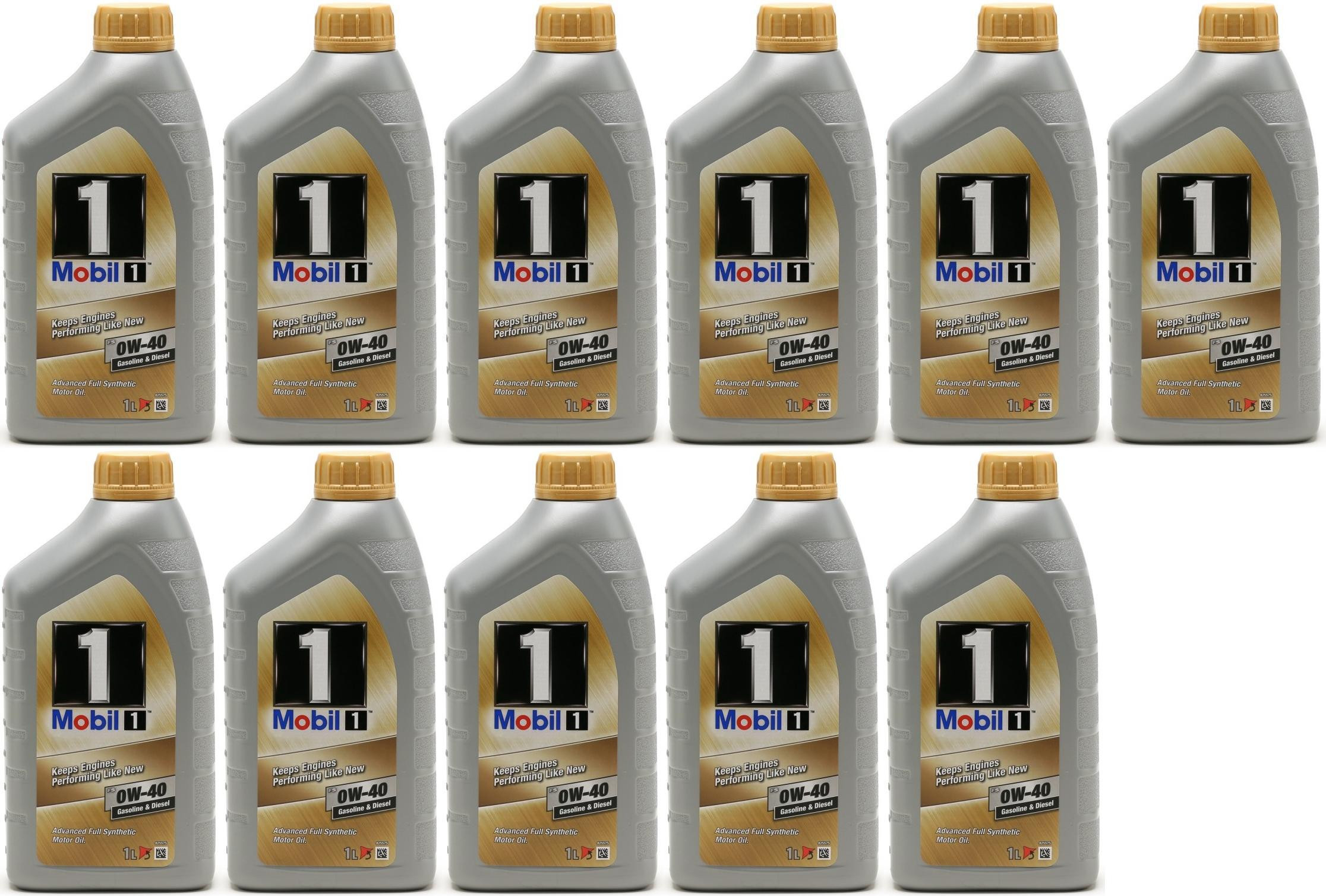 Mobil 1 FS 0W-40 Motoröl (ehem. NEW LIFE) 11x 1l = 11 Liter