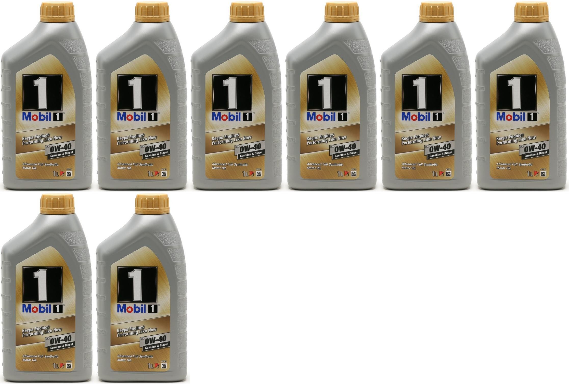 Mobil 1 FS 0W-40 Motoröl (ehem. NEW LIFE) 8x 1l = 8 Liter
