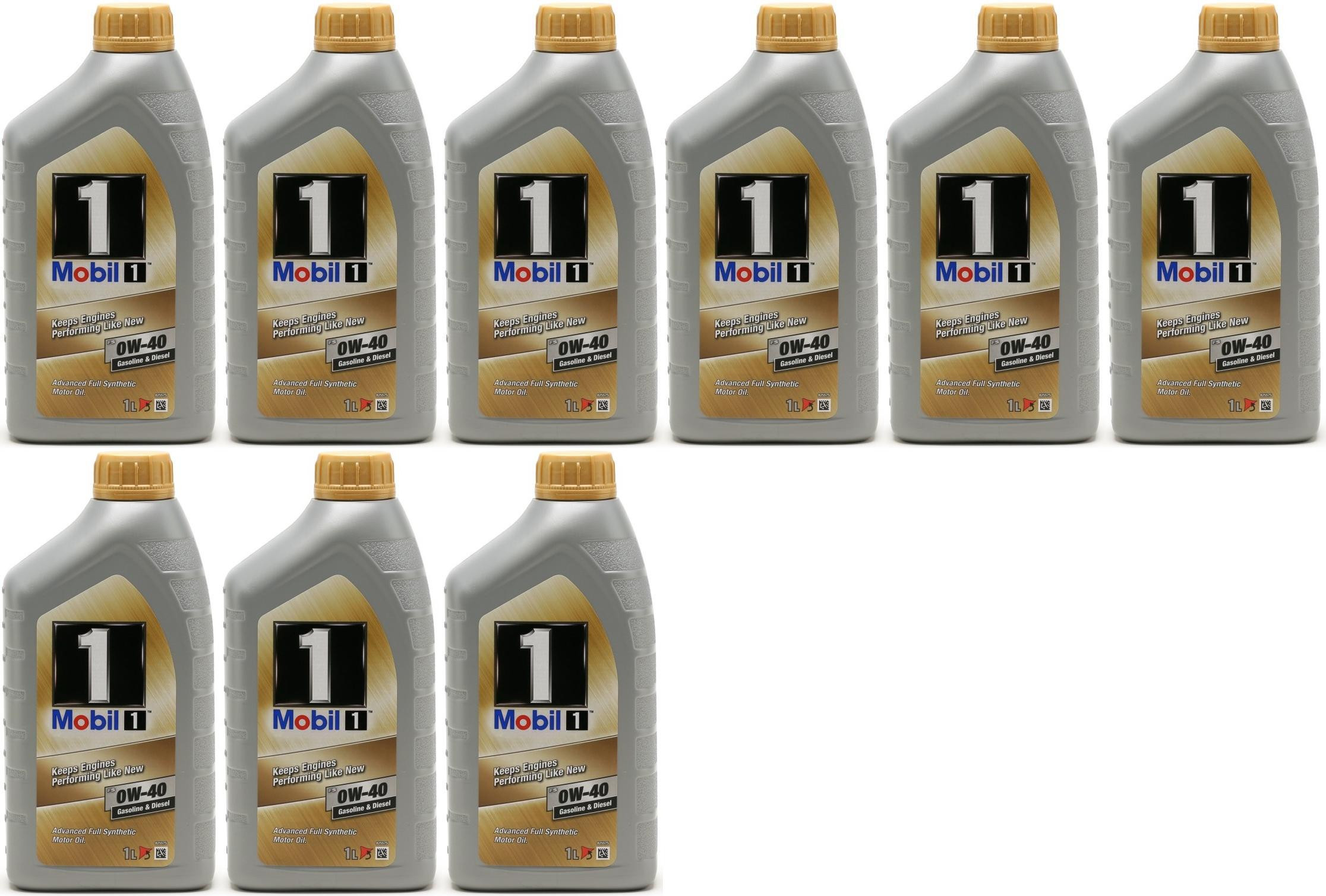 Mobil 1 FS 0W-40 Motoröl (ehem. NEW LIFE) 9x 1l = 9 Liter