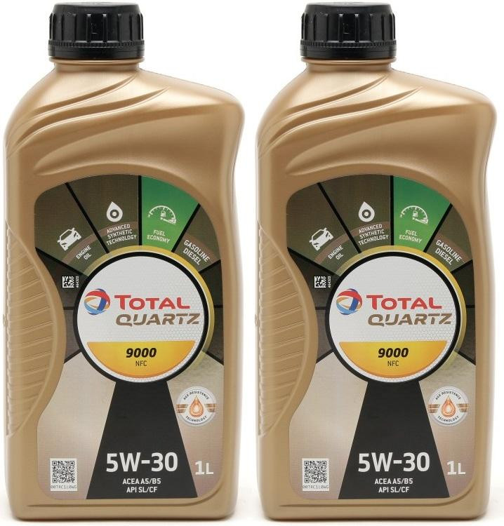 Total Quartz 9000 NFC 5W30 Motoröl 2x 1l = 2 Liter