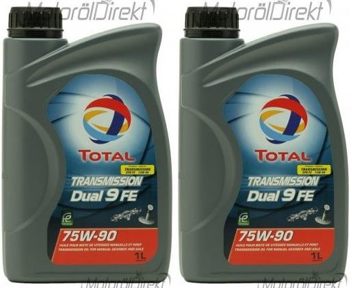 Total Transmission Dual 9 FE 75W-90 Schaltgetriebeöl 2x 1l = 2 Liter
