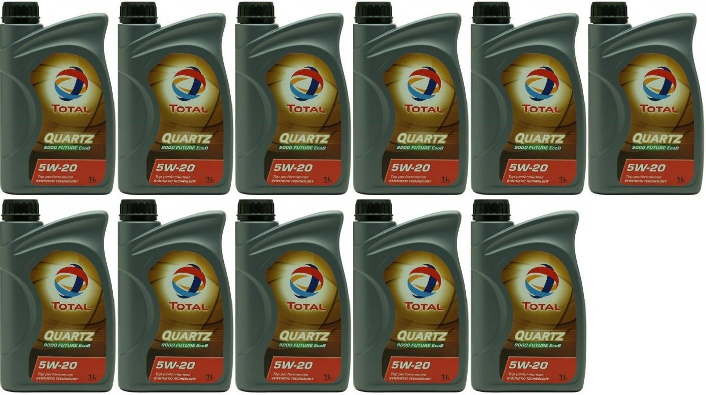 Total Quartz 9000 Future EcoB 5W-20 Motoröl 11x 1l = 11 Liter