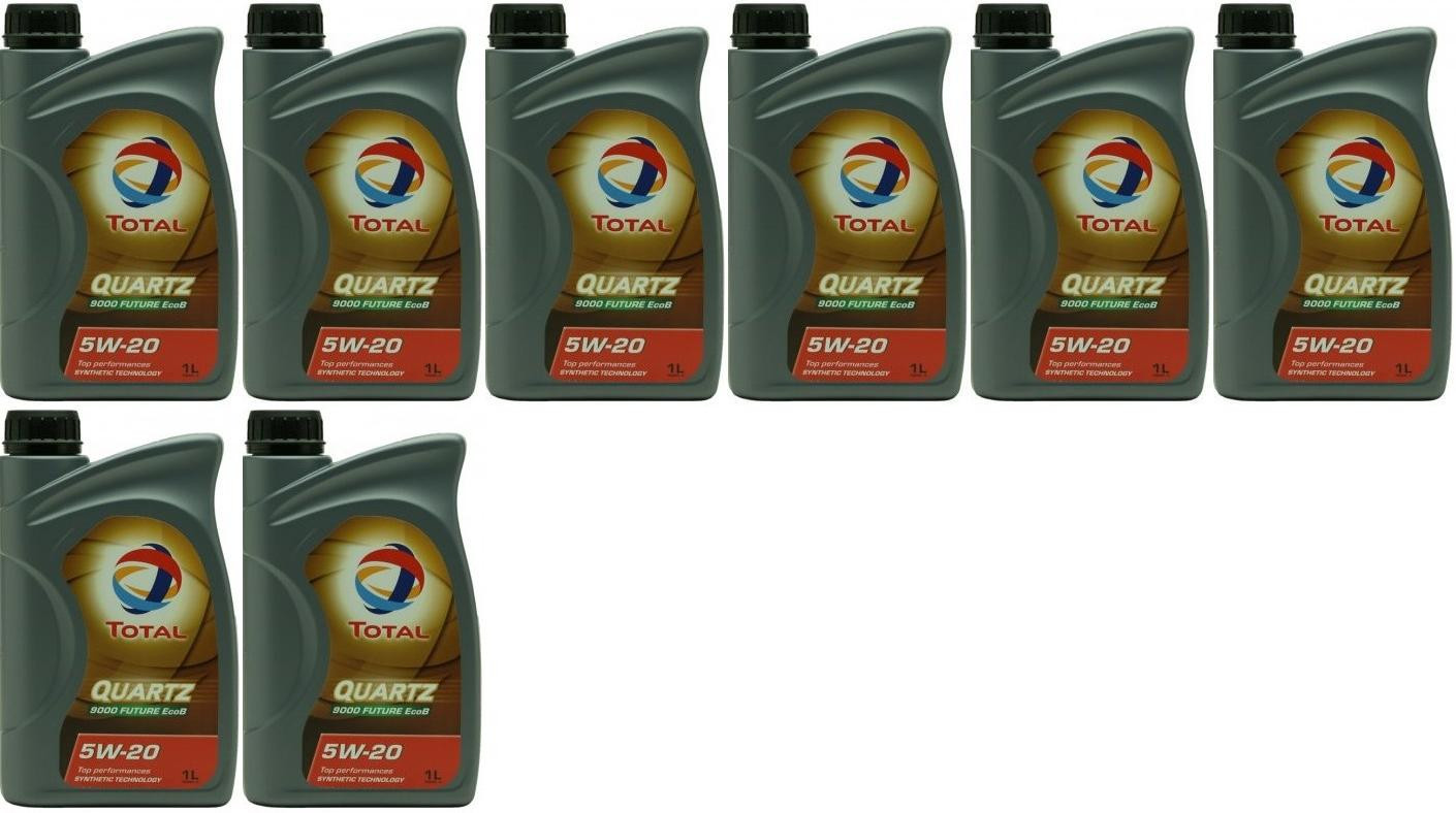 Total Quartz 9000 Future EcoB 5W-20 Motoröl 8x 1l = 8 Liter