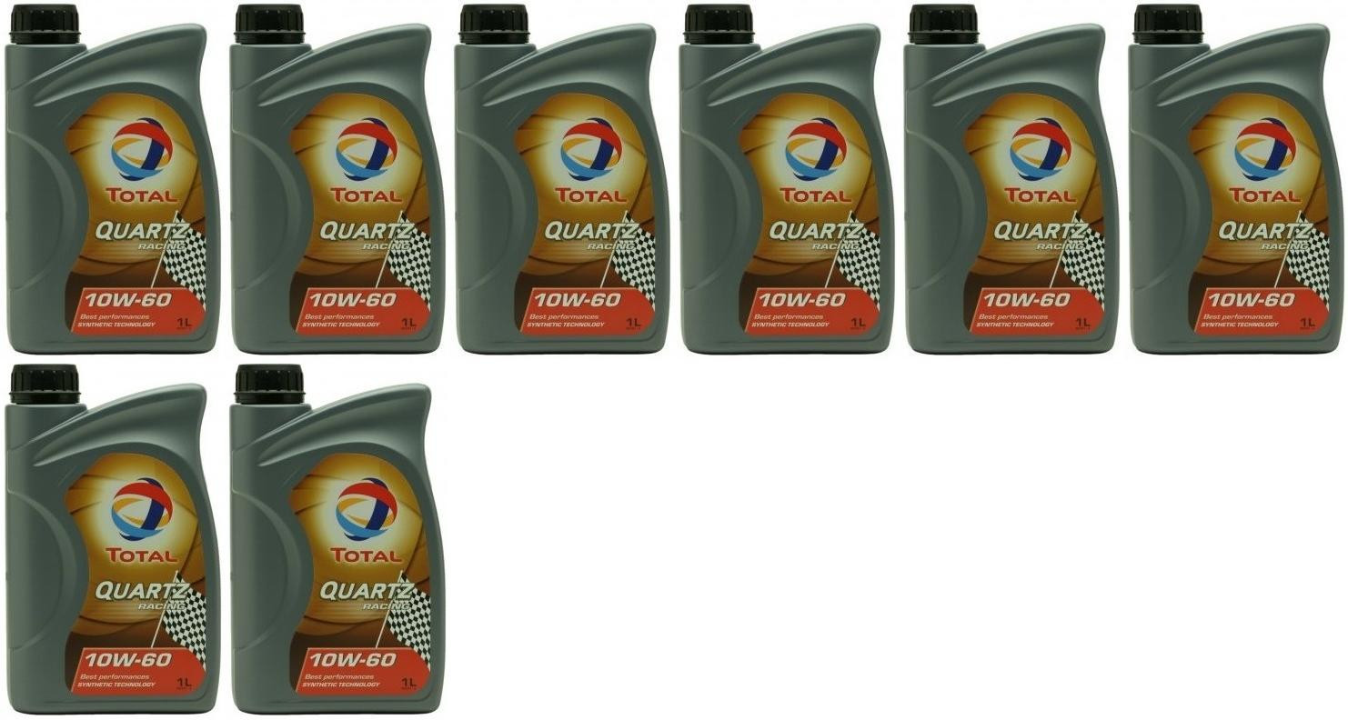 Total Quartz Racing 10W-60 Motoröl 8x 1l = 8 Liter