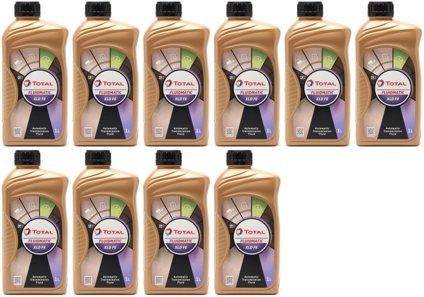 Total Fluide XLD FE ATF Automatikgetriebeöl 10x 1l = 10 Liter
