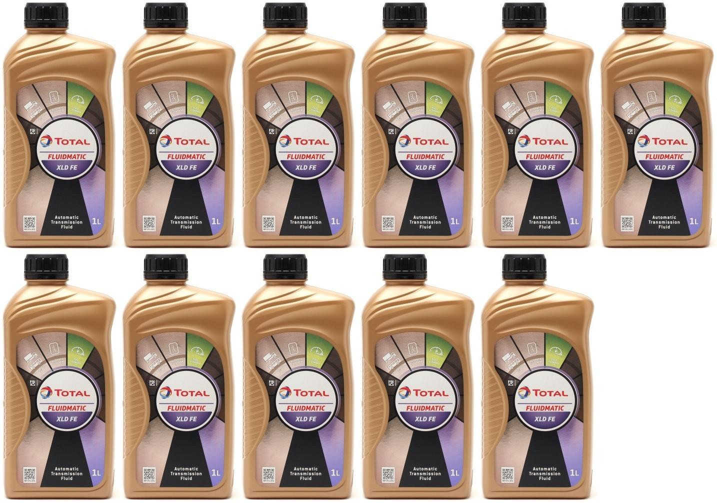 Total Fluide XLD FE ATF Automatikgetriebeöl 11x 1l = 11 Liter
