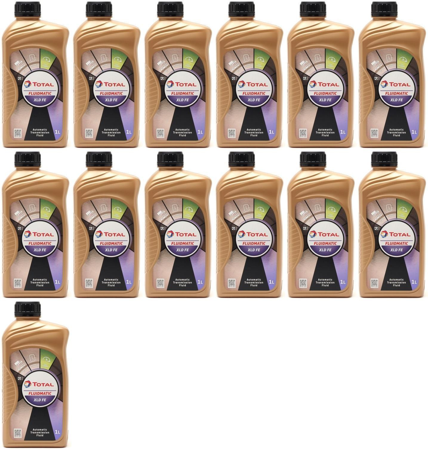 Total Fluide XLD FE ATF Automatikgetriebeöl 13x 1l = 13 Liter