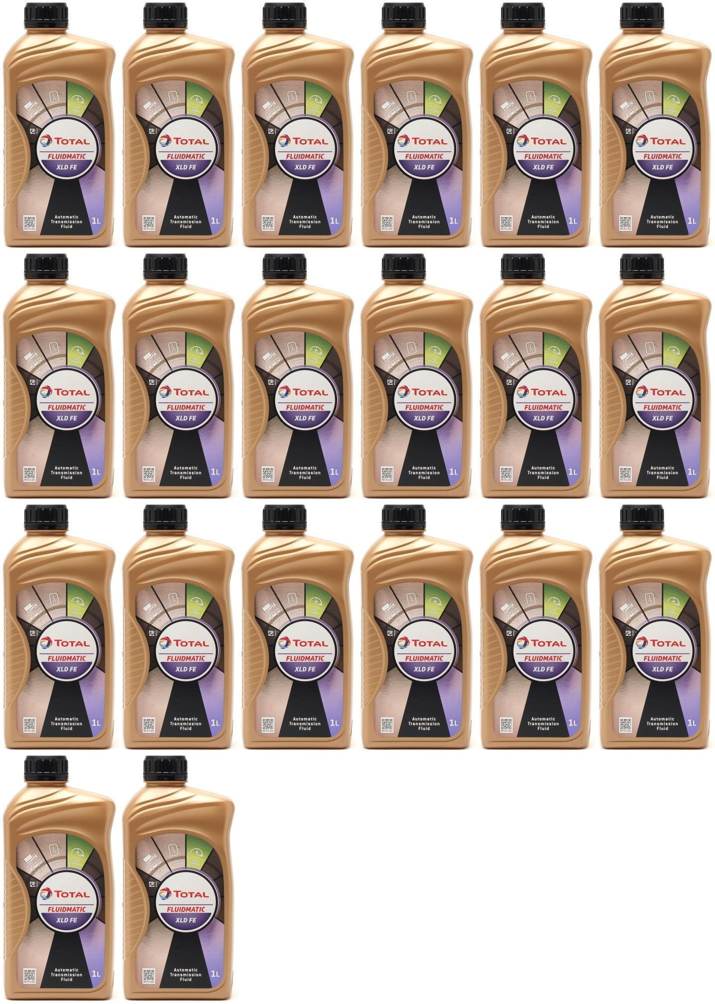 Total Fluide XLD FE ATF Automatikgetriebeöl 20x 1l = 20 Liter