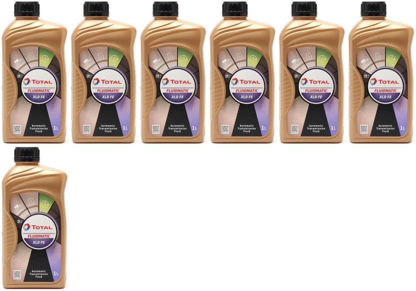 Total Fluide XLD FE ATF Automatikgetriebeöl 7x 1l = 7 Liter