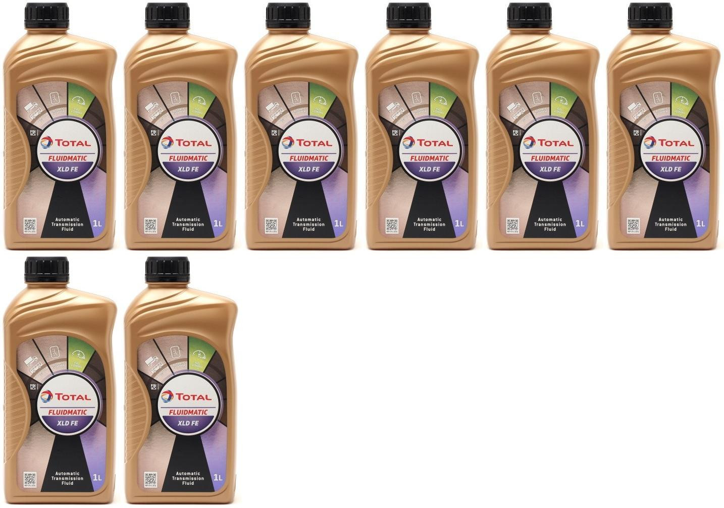 Total Fluide XLD FE ATF Automatikgetriebeöl 8x 1l = 8 Liter