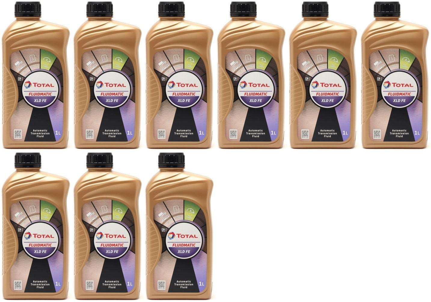 Total Fluide XLD FE ATF Automatikgetriebeöl 9x 1l = 9 Liter