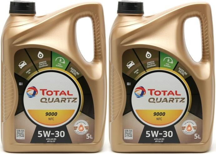 Total Quartz 9000 Future NFC 5W30 Motoröl 2x 5 = 10 Liter