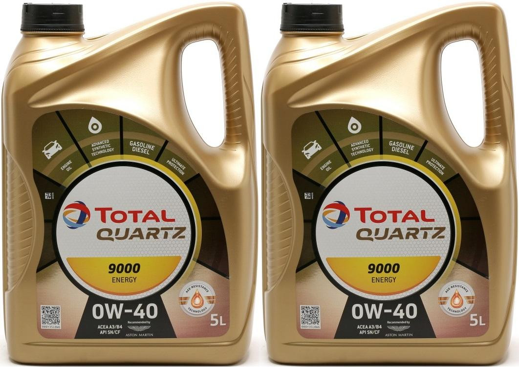 Total Quartz 9000 Energy 0W-40 Motoröl 2x 5 = 10 Liter