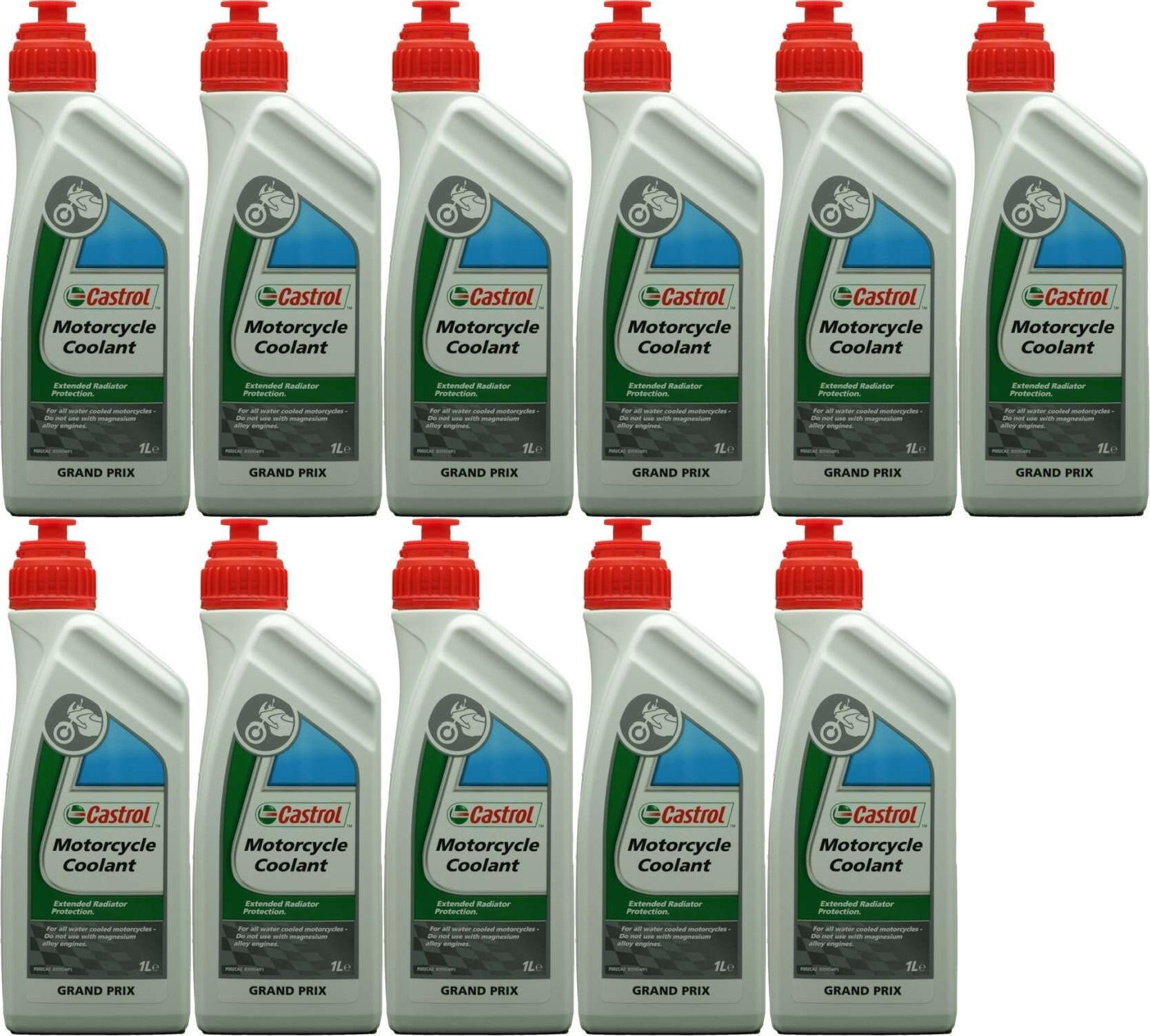 Castrol Motorcycle Coolant 11x 1l = 11 Liter