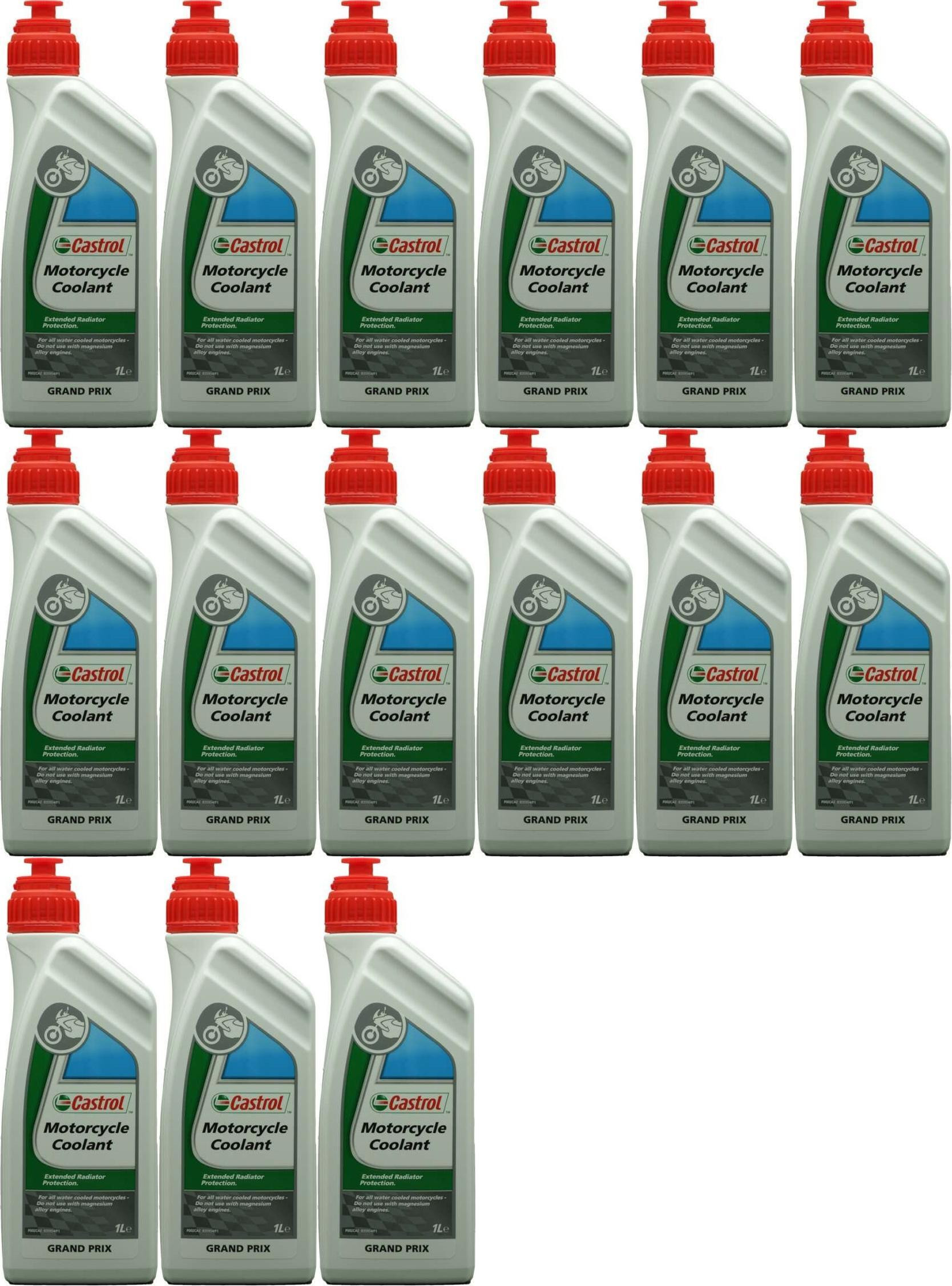Castrol Motorcycle Coolant 15x 1l = 15 Liter