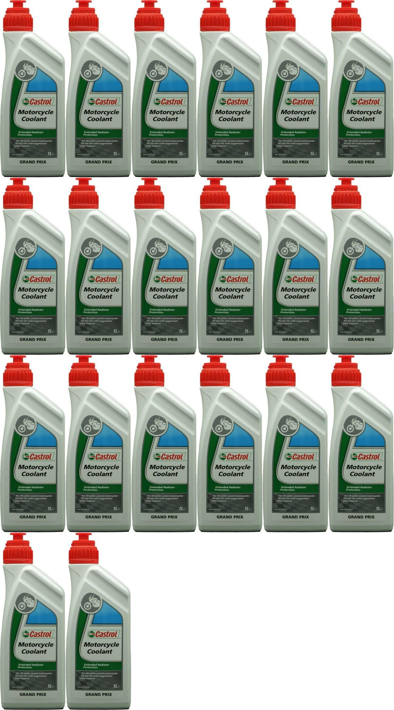 Castrol Motorcycle Coolant 20x 1l = 20 Liter