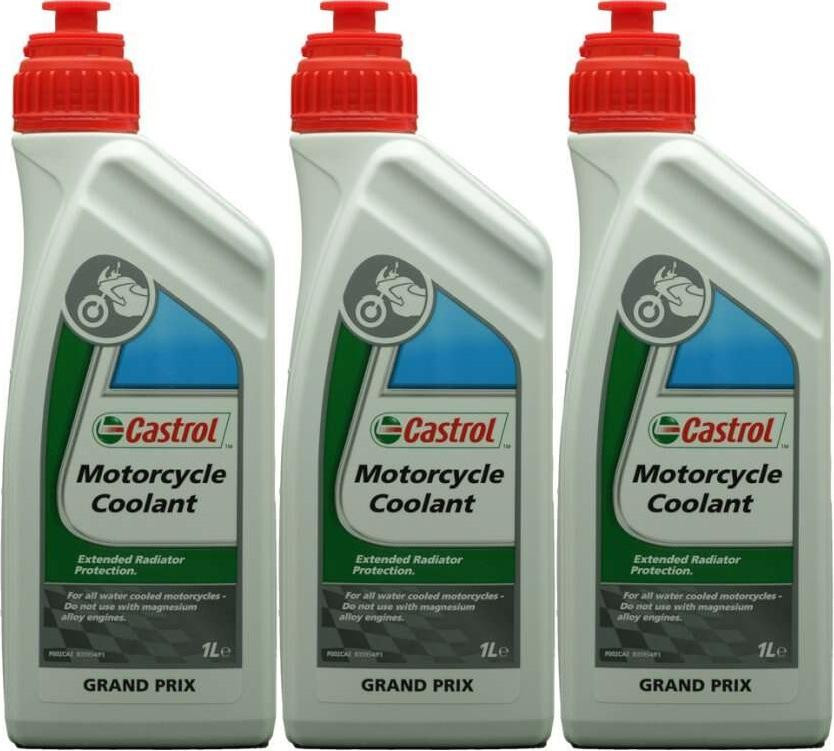 Castrol Motorcycle Coolant 3x 1l = 3 Liter