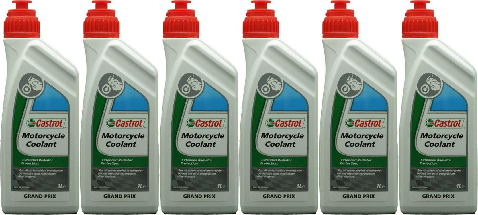 Castrol Motorcycle Coolant 6x 1l = 6 Liter