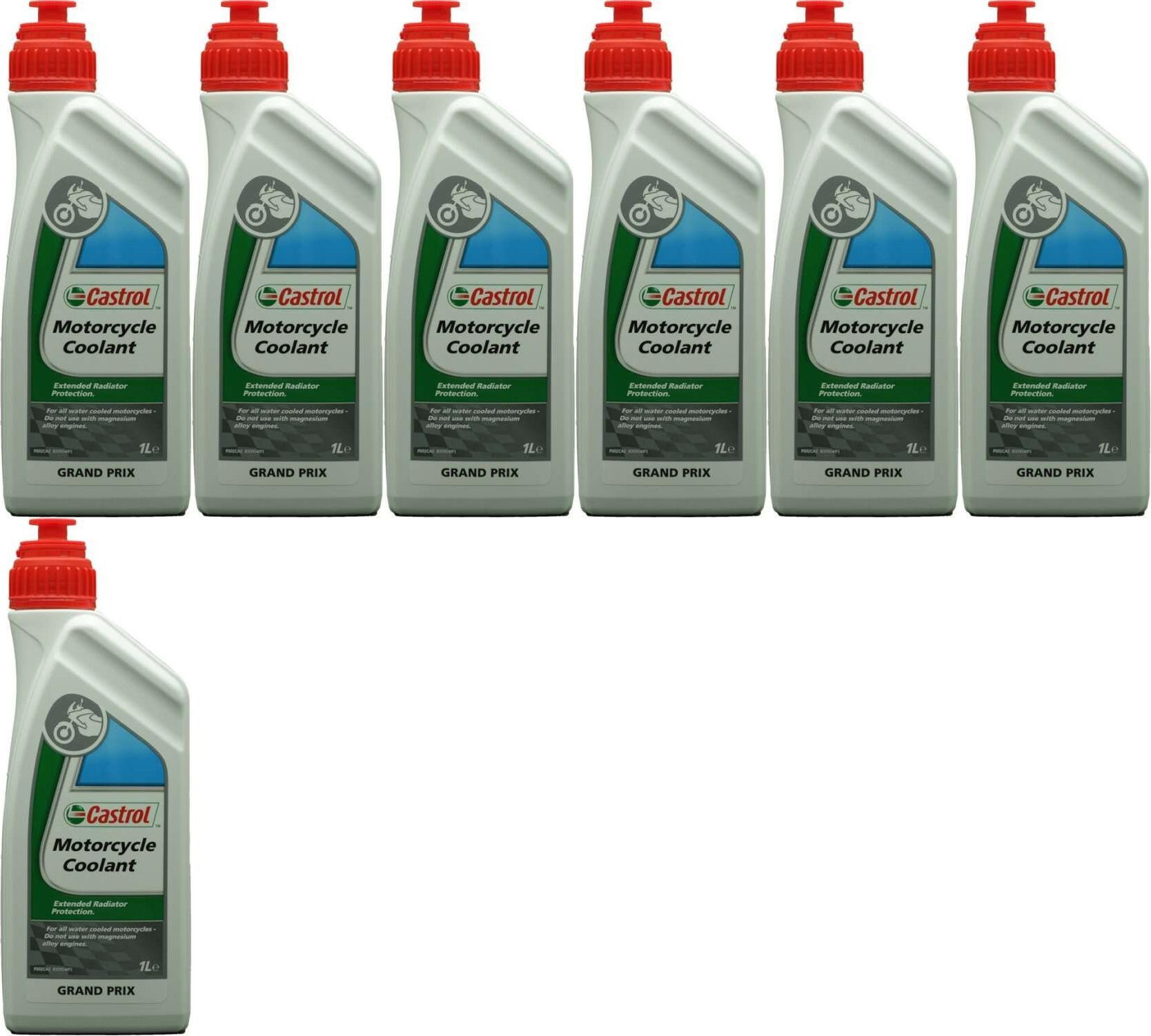 Castrol Motorcycle Coolant 7x 1l = 7 Liter