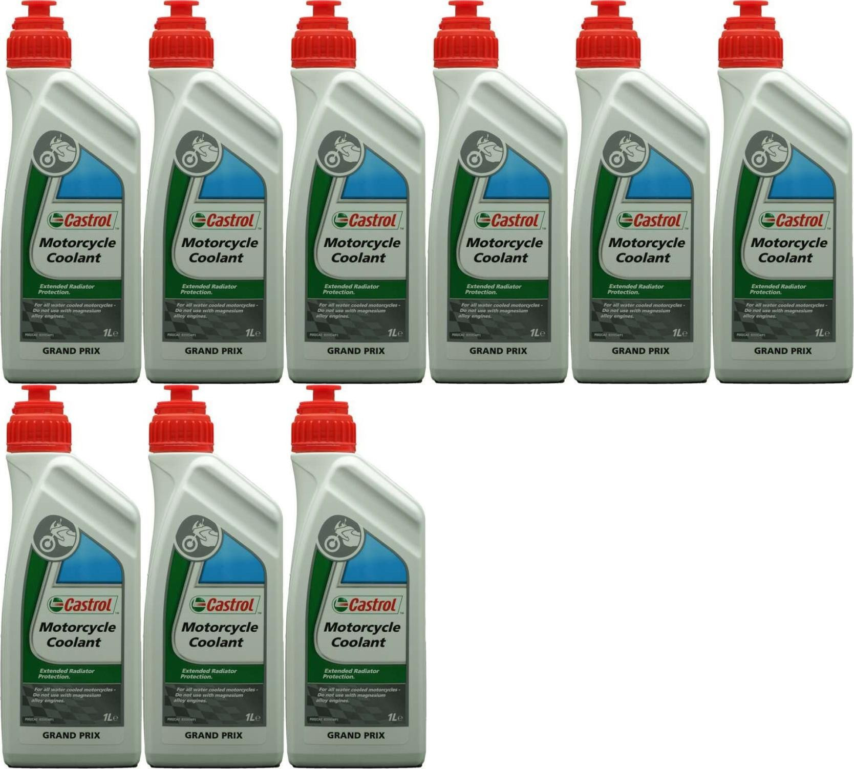 Castrol Motorcycle Coolant 9x 1l = 9 Liter