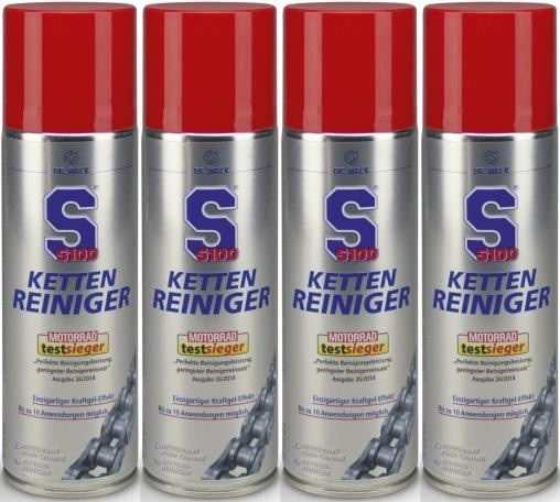 S100 Kettenreiniger 4x 300 Milliliter