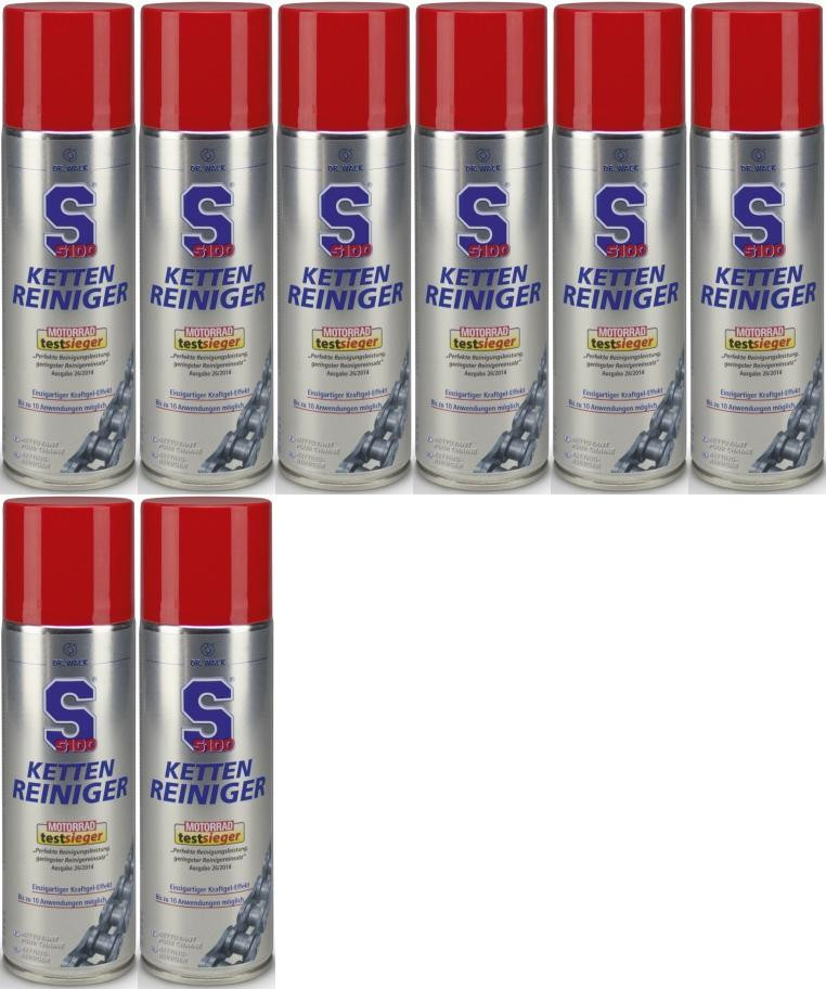 S100 Kettenreiniger 8x 300 Milliliter