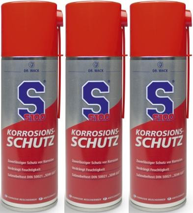 S100 Korrosionsschutz 3x 300 Milliliter