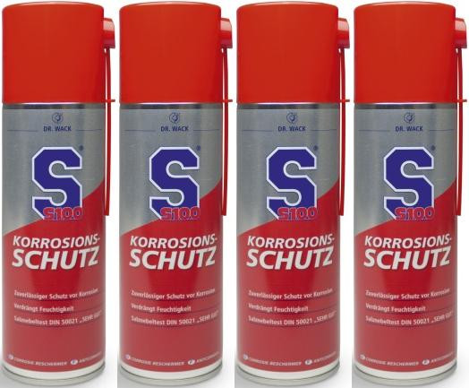 S100 Korrosionsschutz 4x 300 Milliliter