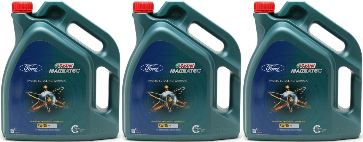 Castrol Magnatec (ex. professional) A5 5W-30 Ford Motoröl 3x 5 = 15 Liter