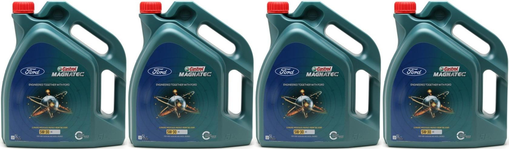 Castrol Magnatec (ex. professional) A5 5W-30 Ford Motoröl 4x 5 = 20 Liter