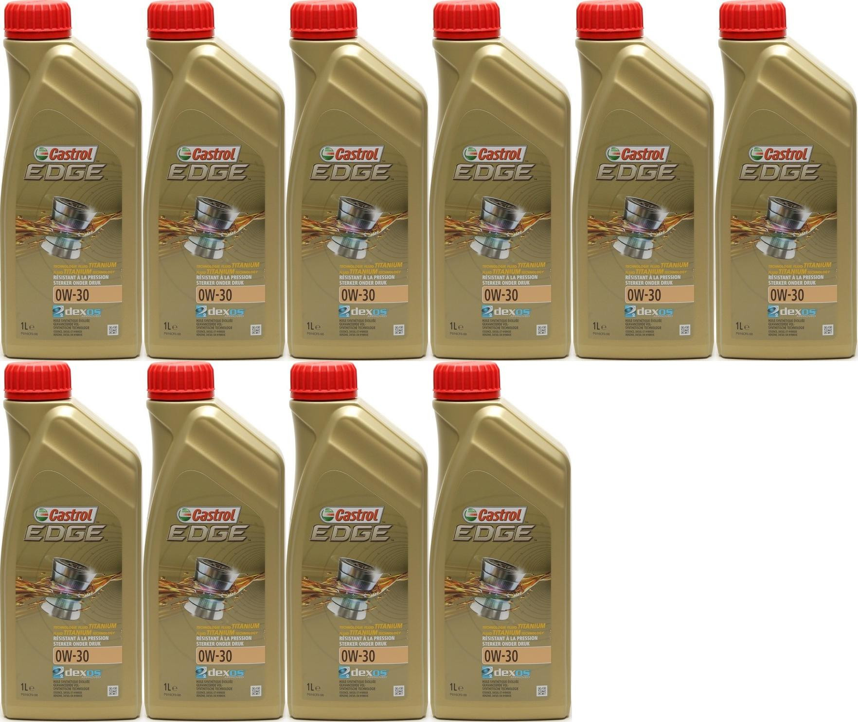 Castrol Edge 0W-30 Fluid Titanium (ex. FST) Motoröl 10x 1l = 10 Liter