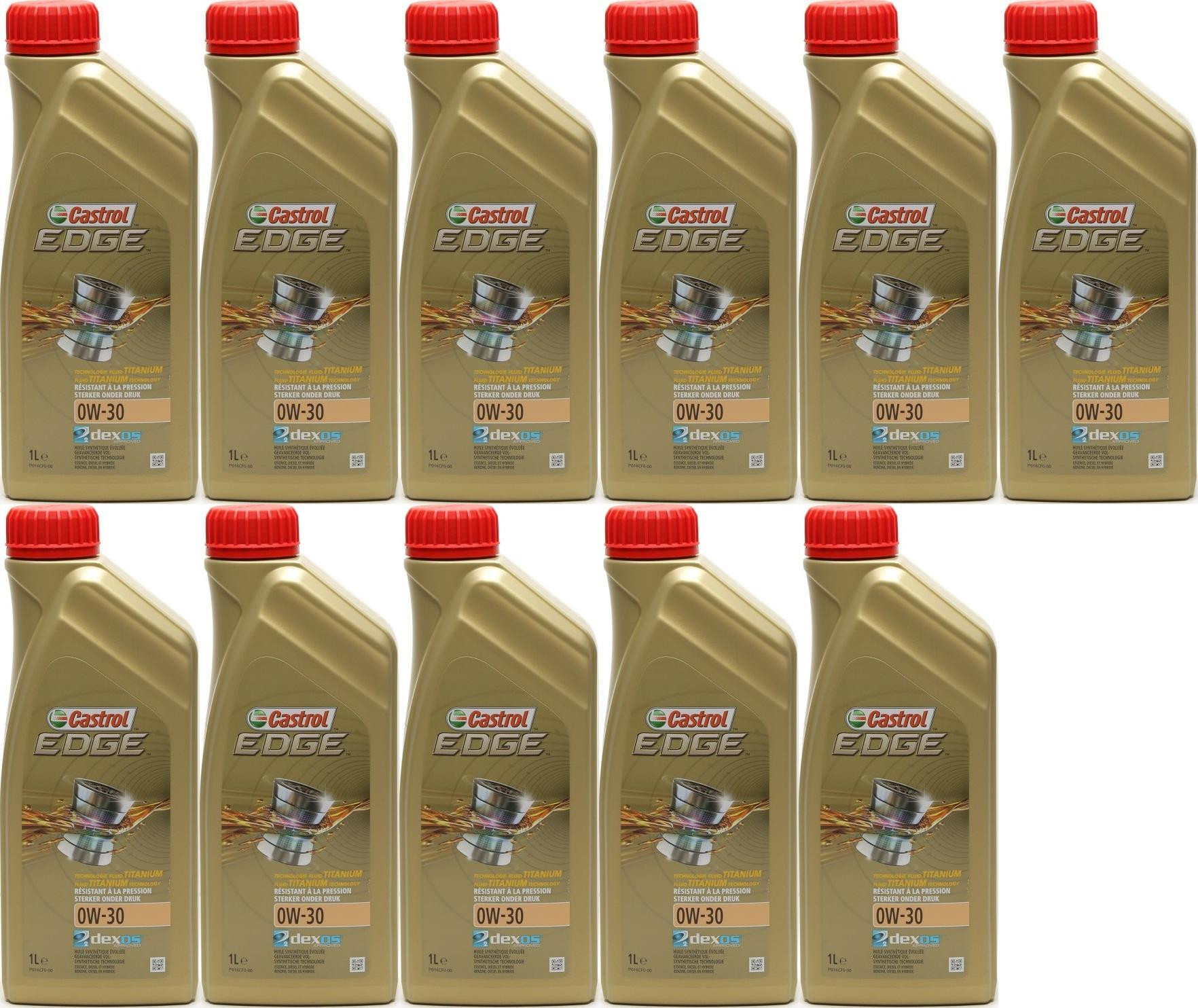 Castrol Edge 0W-30 Fluid Titanium (ex. FST) Motoröl 11x 1l = 11 Liter