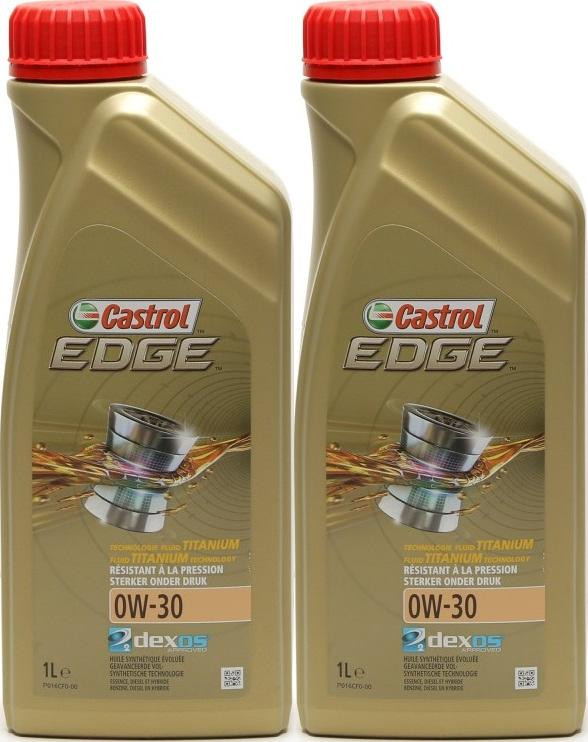 Castrol Edge 0W-30 Fluid Titanium (ex. FST) Motoröl 2x 1l = 2 Liter
