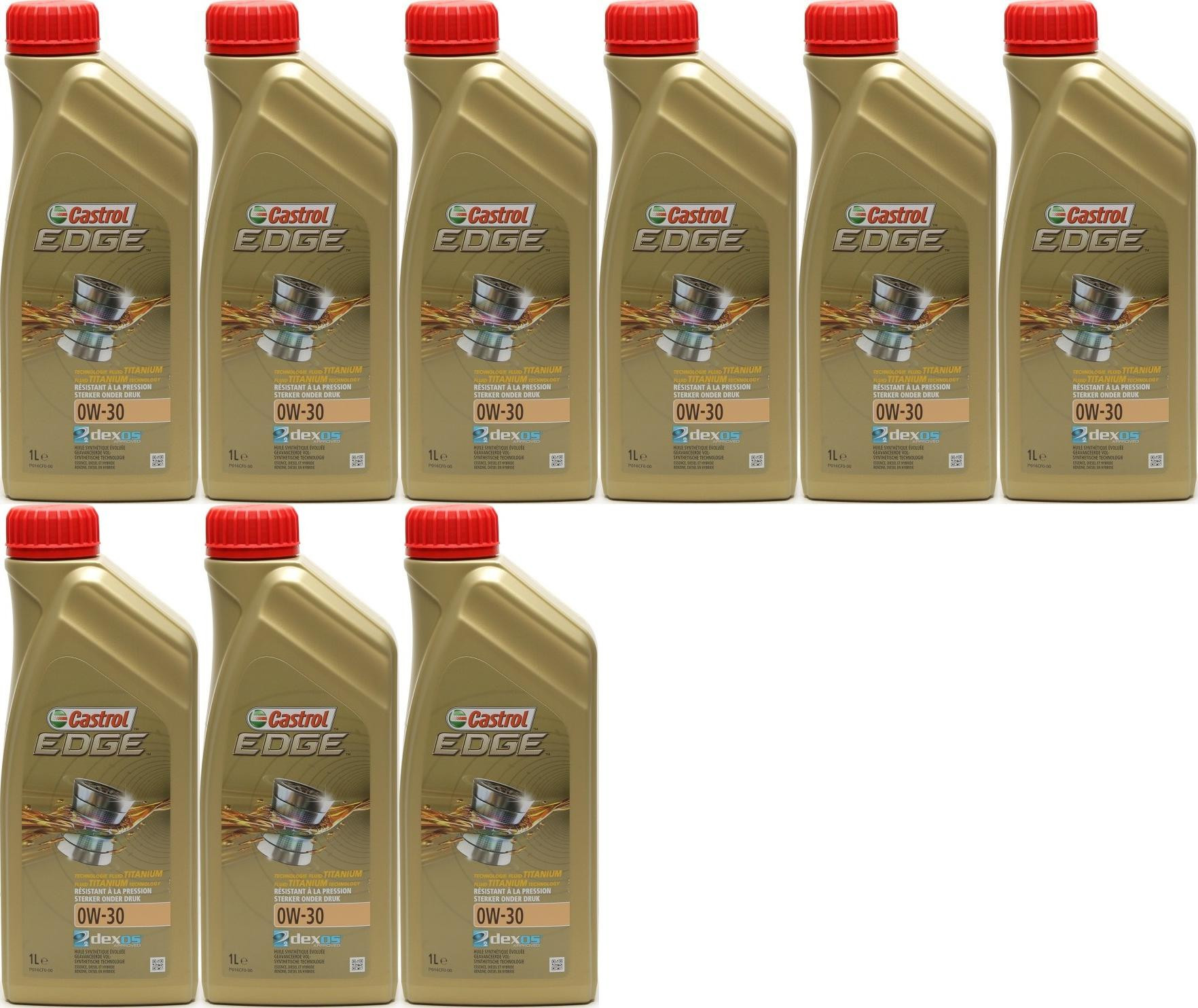 Castrol Edge 0W-30 Fluid Titanium (ex. FST) Motoröl 9x 1l = 9 Liter
