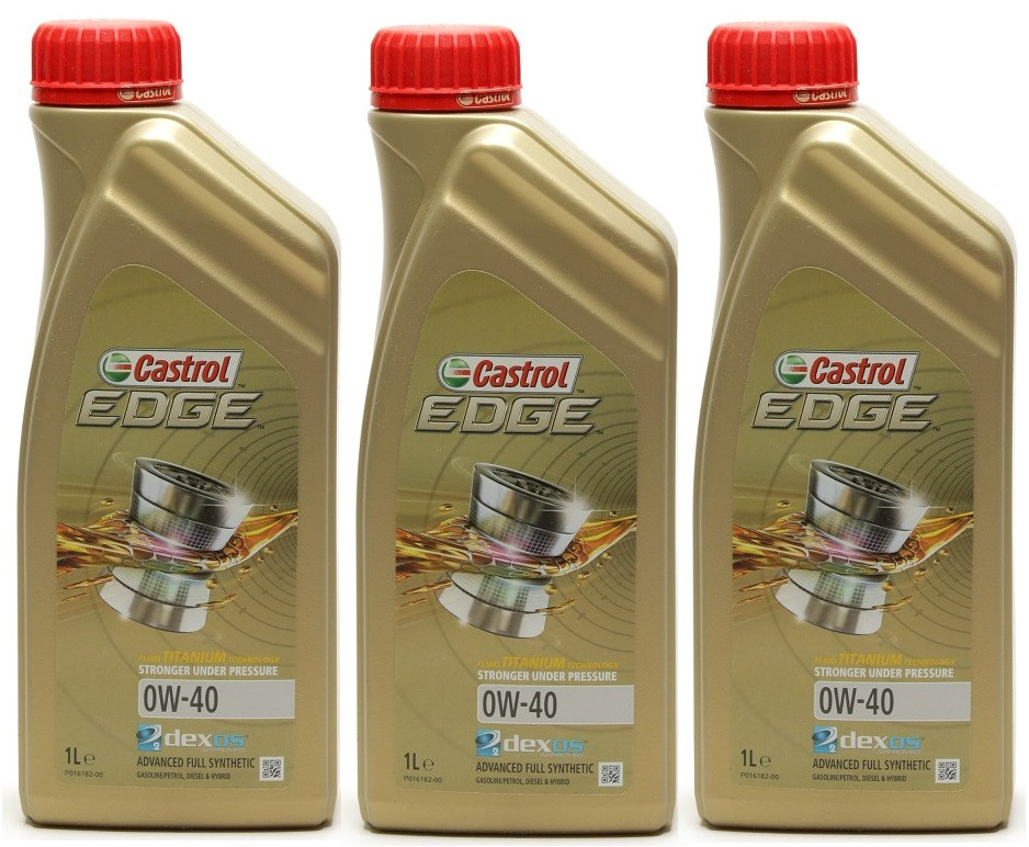 Castrol Edge Fluid Titanium C3 (ex. FST) 0W-40 Motoröl 3x 1l = 3 Liter