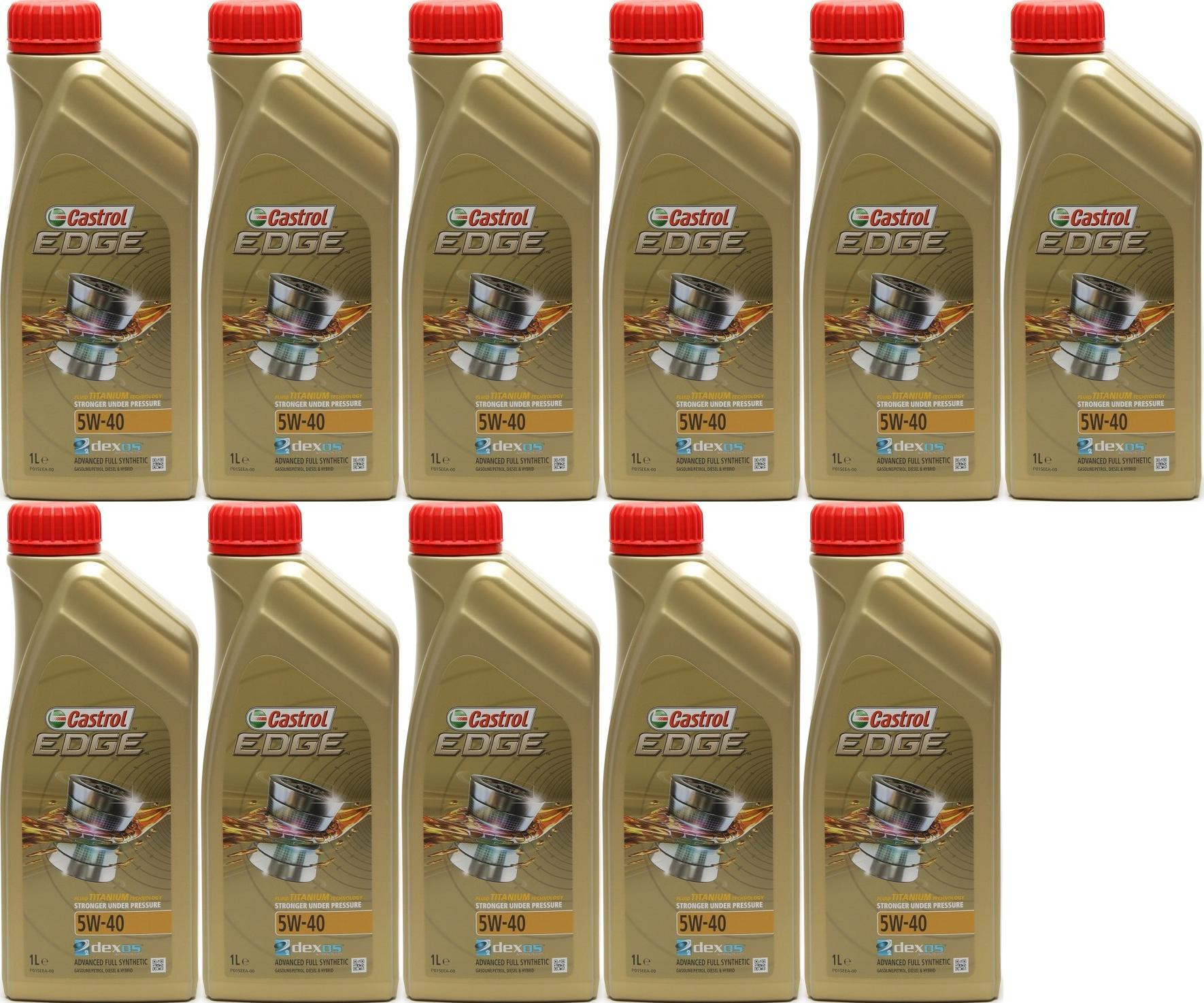 Castrol Edge Fluid Titanium (ex. FST) 5W-40 Motoröl 11x 1l = 11 Liter